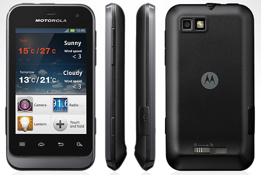 Motorola DEFY XT535 - description and parameters