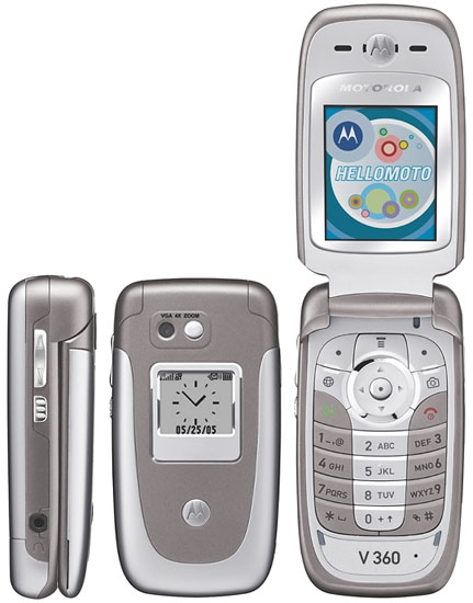 Motorola V360 - description and parameters