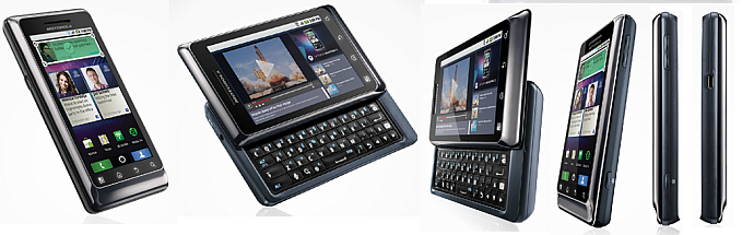 Motorola MILESTONE 2 ME722 - description and parameters