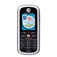 
Motorola C257 supports GSM frequency. Official announcement date is  third quarter 2005. Motorola C257 has 1 MB of built-in memory.