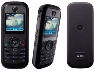Motorola W205 - description and parameters