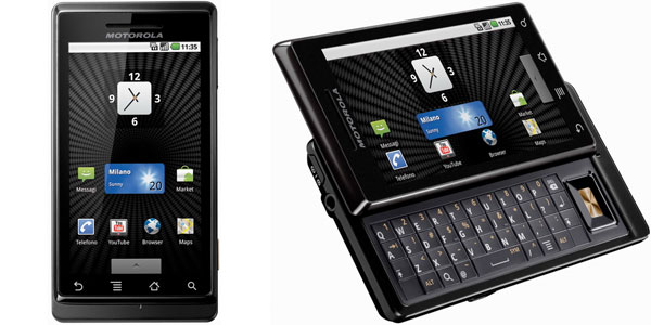 Motorola MOTO XT702 - description and parameters