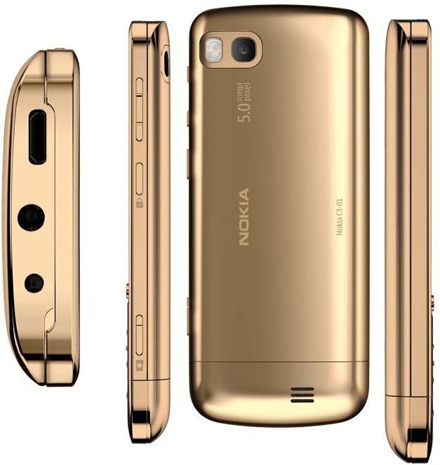 Nokia C3-01 Gold Edition - description and parameters