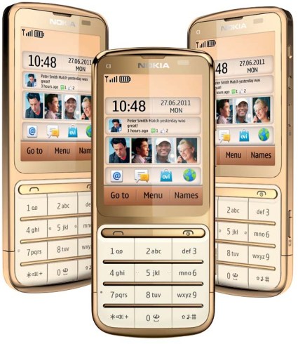 Nokia C3-01 Gold Edition - description and parameters