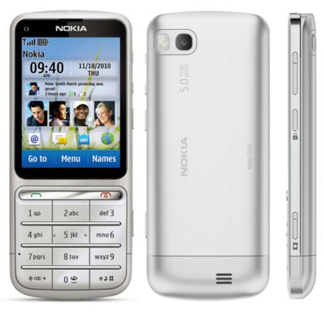 Nokia C3-01 Touch and Type - description and parameters