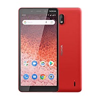 
Nokia 1 Plus supports frequency bands GSM ,  HSPA ,  LTE. Official announcement date is  February 2019. The device is working on an Android 9.0 Pie (Go edition) with a Quad-core 1.5 GHz Cor