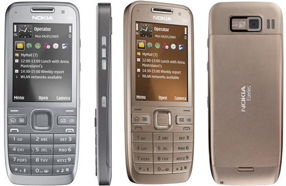 Nokia E52 - description and parameters