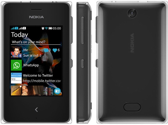 Nokia Asha 500 - description and parameters