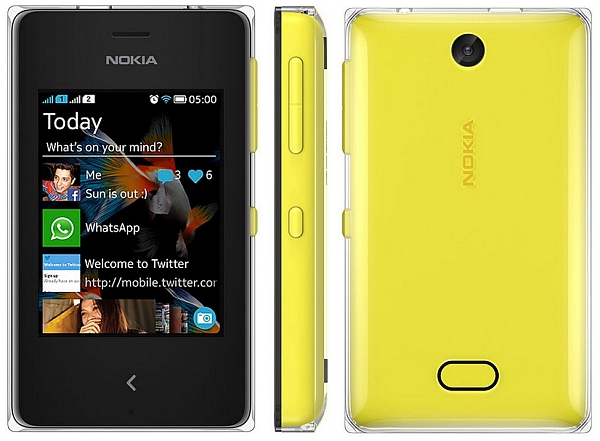 Nokia Asha 500 Dual SIM - description and parameters