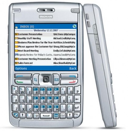 Nokia E62 - description and parameters