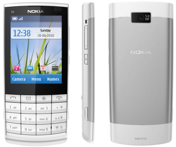 Nokia X3-02 Touch and Type - description and parameters