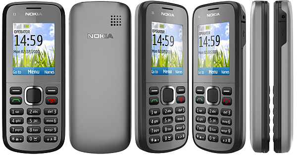 Nokia C1-02 - description and parameters