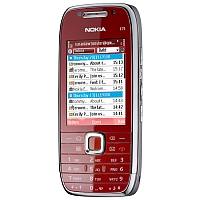 
Nokia E75 supports frequency bands GSM and HSPA. Official announcement date is  February 2009. The device is working on an Symbian OS, S60 rel. 3.2 with a 369 MHz ARM 11 processor. Nokia E7