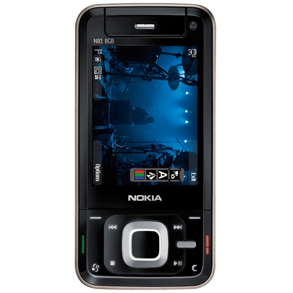 Nokia N81 8GB - description and parameters