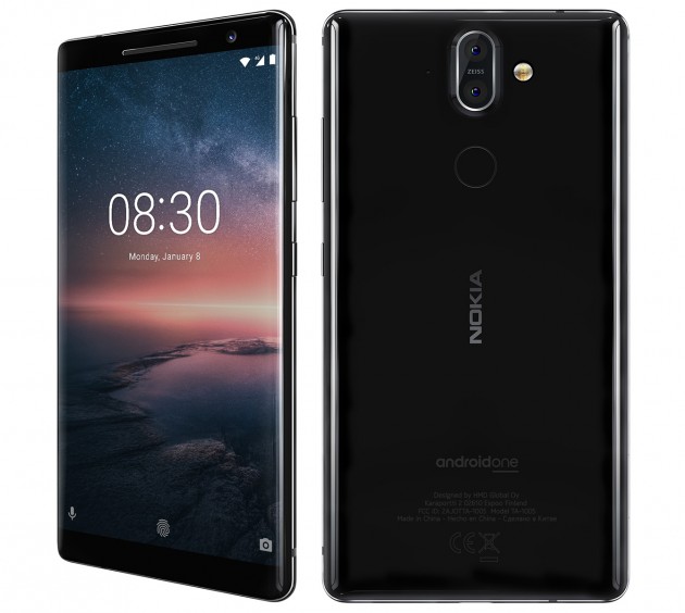 Nokia 8 Sirocco TA-1005 - description and parameters