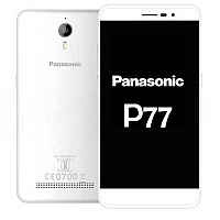 
Panasonic P77 supports frequency bands GSM ,  HSPA ,  LTE. Official announcement date is  September 2016. The device is working on an Android OS, v5.1 (Lollipop) with a Quad-core 1.0 GHz pr