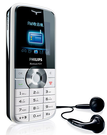 Philips Xenium 9@9z - description and parameters