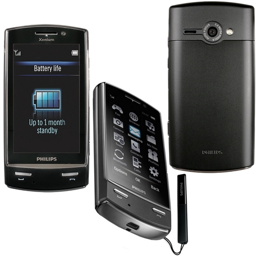 Philips Xenium X806 - description and parameters