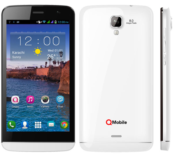 QMobile Noir A550 - description and parameters