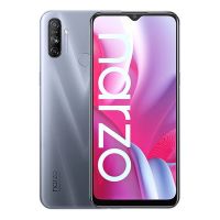 
Realme Narzo 20A supports frequency bands GSM ,  HSPA ,  LTE. Official announcement date is  September 21 2020. The device is working on an Android 10, Realme UI with a Octa-core (4x2.0 GHz