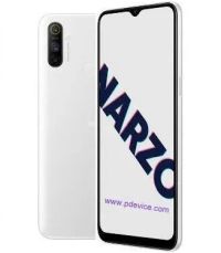 
Realme Narzo 10A supports frequency bands GSM ,  HSPA ,  LTE. Official announcement date is  May 11 2020. The device is working on an Android 10, realme UI 1.0 with a Octa-core (2x2.0 GHz C