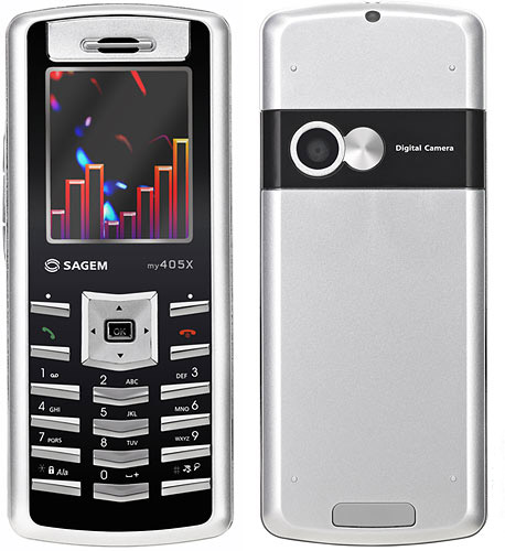 Sagem my405X - description and parameters