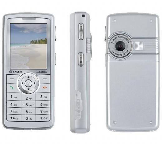 Sagem my500X - description and parameters