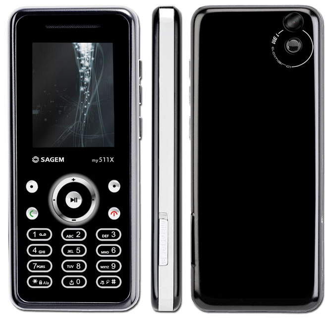 Sagem my511X - description and parameters