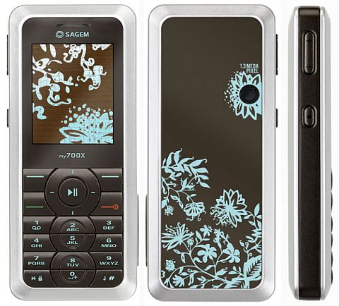 Sagem my700X - description and parameters