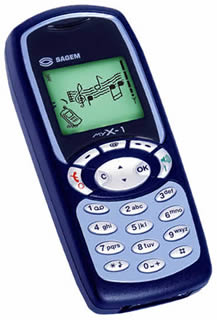 Sagem MY X-1w myX-1, myX-1w, myX-1 Wap - description and parameters