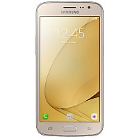 
Samsung Galaxy J2 (2016) supports frequency bands GSM ,  HSPA ,  LTE. Official announcement date is  July 2016. The device is working on an Android OS, v6.0.1 (Marshmallow) with a Quad-core