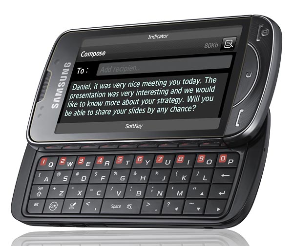 Samsung B7610 OmniaPRO - description and parameters