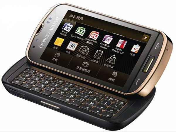 Samsung B7620 Giorgio Armani - description and parameters