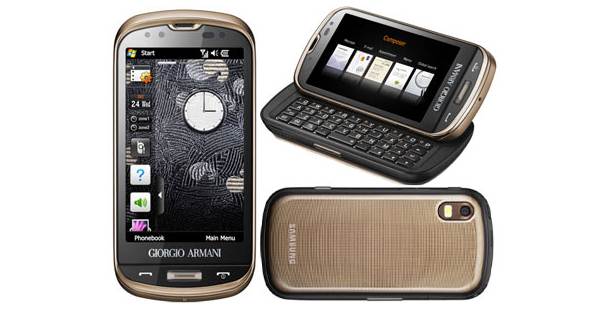 Samsung B7620 Giorgio Armani - description and parameters