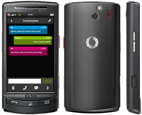 Samsung Vodafone 360 M1 - description and parameters