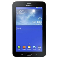 
Samsung Galaxy Tab 3 V supports frequency bands GSM and HSPA. Official announcement date is  March 2015. The device is working on an Android OS, v4.4 (KitKat) with a Quad-core 1.3 GHz proce