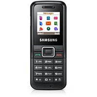 
Samsung E1070 supports GSM frequency. Official announcement date is  February 2009. The main screen size is 1.38 inches  with 128 x 128 pixels  resolution. It has a 131  ppi pixel density. 