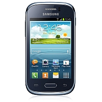 
Samsung Galaxy Young S6310 supports frequency bands GSM and HSPA. Official announcement date is  February 2013. The device is working on an Android OS, v4.1.2 (Jelly Bean) with a 1 GHz Cort