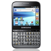 
Samsung Galaxy Pro B7510 supports frequency bands GSM and HSPA. Official announcement date is  March 2011. The device is working on an Android OS, v2.2.2 (Froyo) with a 800 MHz ARMv6 proces