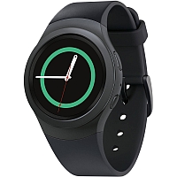 
Samsung Gear S2 doesn't have a GSM transmitter, it cannot be used as a phone. Official announcement date is  August 2015. The device is working on an Tizen-based wearable platform with a Du