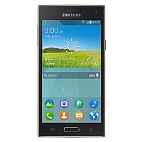 
Samsung Z supports frequency bands GSM ,  HSPA ,  LTE. Official announcement date is  June 2014. The device is working on an Tizen OS, v2.2.1 with a Quad-core 2.3 GHz processor and  2 GB RA