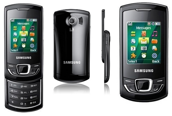 Samsung E2550 Monte Slider - description and parameters