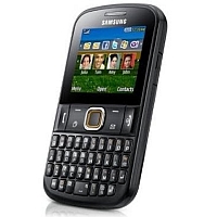 
Samsung Ch@t 222 supports GSM frequency. Official announcement date is  May 2011. The phone was put on sale in August 2011. Samsung Ch@t 222 has 43 MB of built-in memory. The main screen si