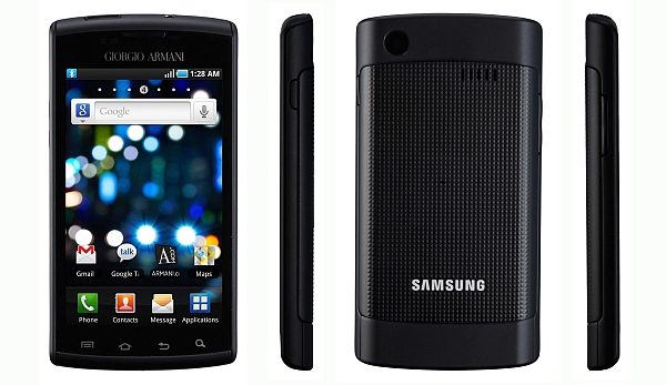 Samsung I9010 Galaxy S Giorgio Armani - description and parameters