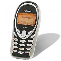 
Siemens A52 supports GSM frequency. Official announcement date is  third quarter 2003.