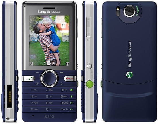 Sony Ericsson S312 S312 - description and parameters