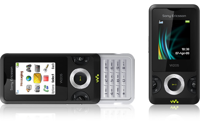 Sony Ericsson W205 - description and parameters