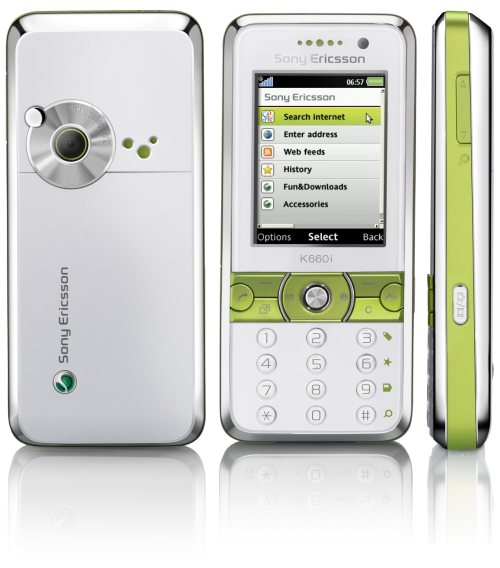 Sony Ericsson K660 - description and parameters