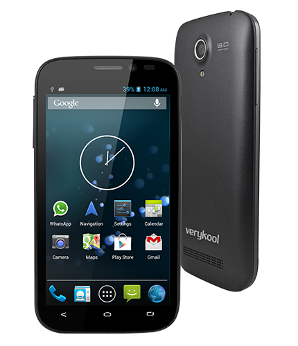 verykool s450 - description and parameters