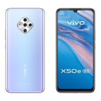 
vivo X50e 5G supports frequency bands GSM ,  HSPA ,  LTE ,  5G. Official announcement date is  September 30 2020. The device is working on an Android 10, Funtouch 10 with a Octa-core (1x2.4